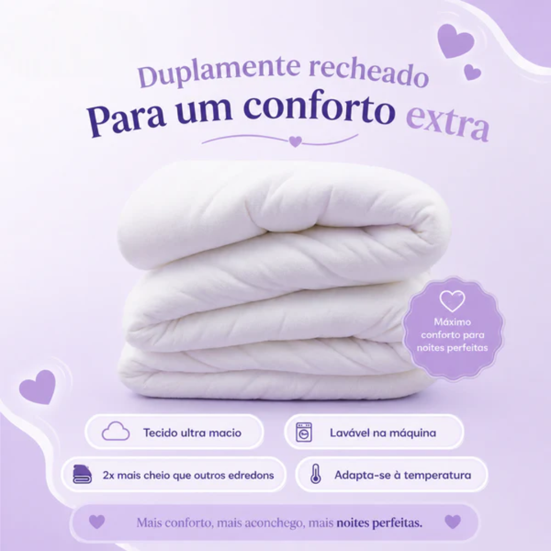 Premium™ Edredom Térmico 2 em 1 - [Frete grátis + 2 Fronhas de brinde]